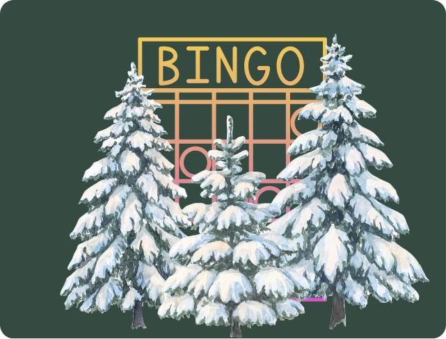 Winterboswandeling bingokaart