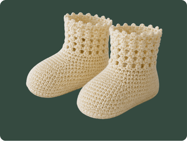 baby skokjes haken
