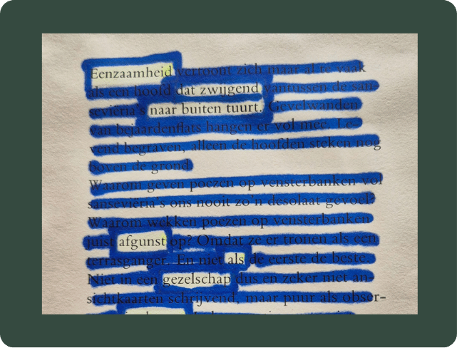 met bewondering stiftgedicht