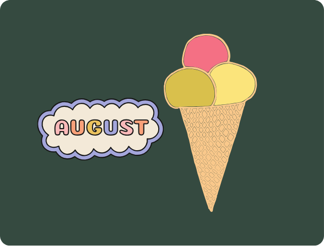 365 dagen tekenen augustus