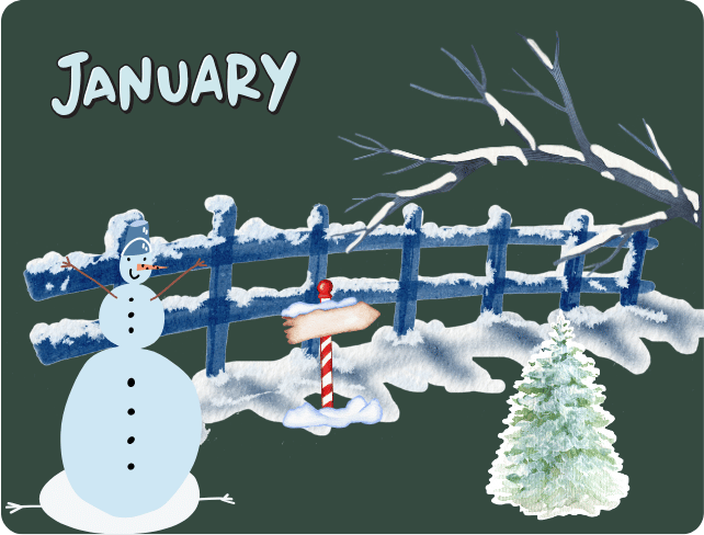 365 dagen tekenen januari