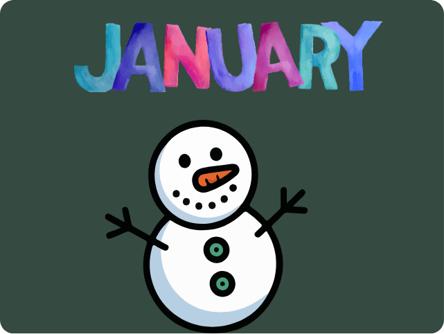 365 dagen tekenen januari