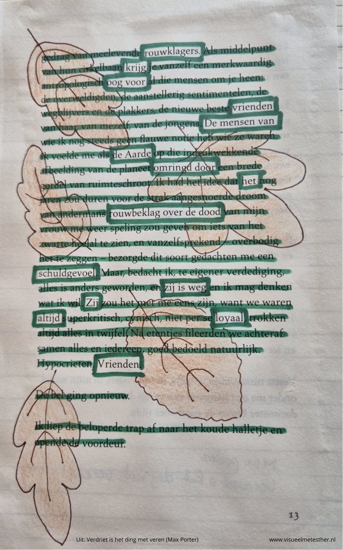 stiftgedicht ogen oor vrienden