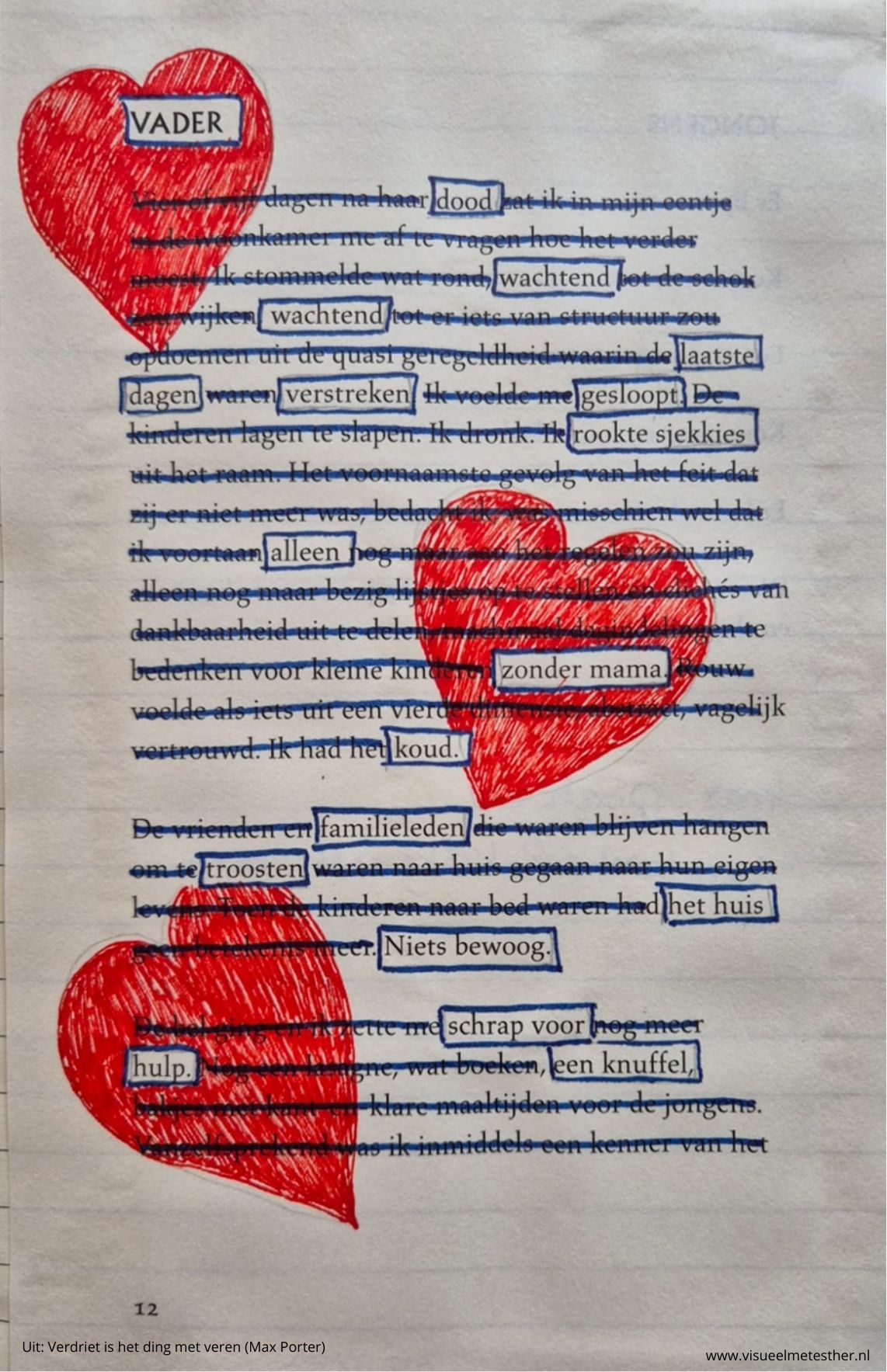 verlies vader stiftgedicht